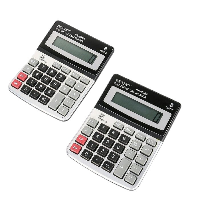 800a台式计算器 桌面办公用品计算机 财务会计算数机按电池计算机