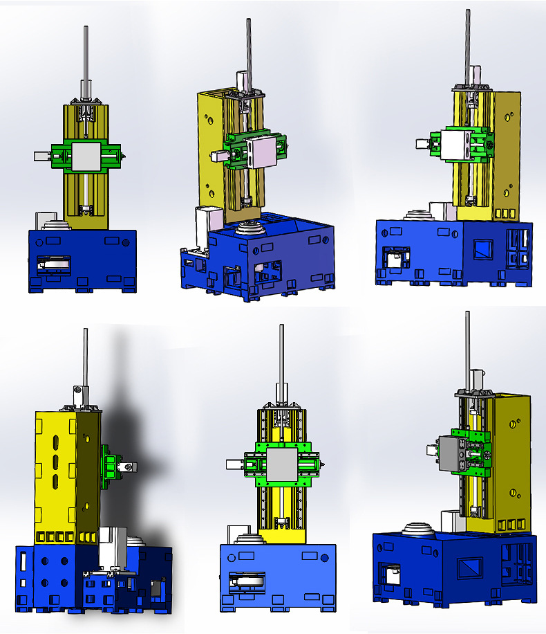 八/十二工位 导轨结构形式mm 硬轨 z向硬轨面110宽 x向硬轨面90宽 线