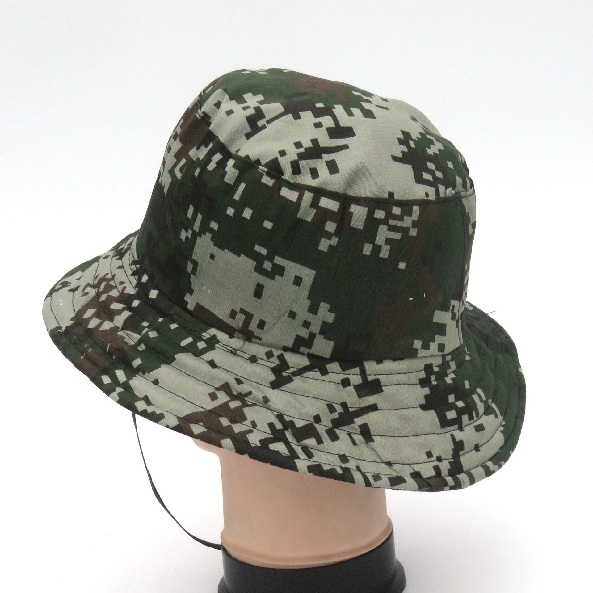 帽子 夏季迷彩防晒劳动工作帽/职业帽可折叠遮阳双面可戴渔夫帽