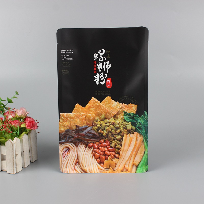 螺蛳粉包装八边封食品袋 彩印复合自立铝箔火锅食品包装袋现货