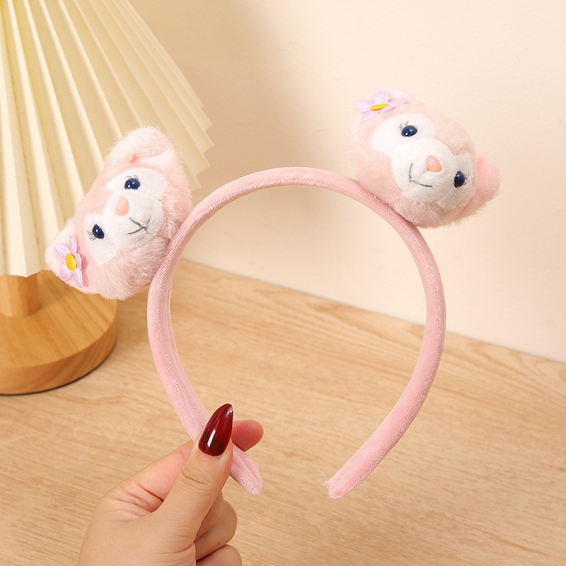 Lingna Beier Headband Wholesale Female Cute Cartoon Fairy Plush Stellalou Love Purple Hualing Nabel Headband