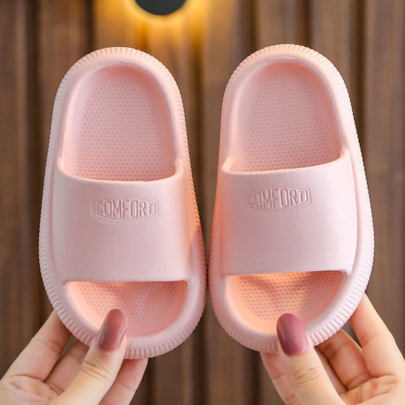 Factory Goods Summer Outdoor Wear Thick-Soled Soft Home Slippers Internet Celebrity Children's Slip-on Slippers Kids' Slippers Boys and Girls