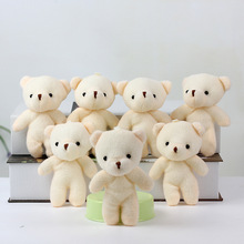 小熊连体熊毛绒玩具裸熊小米熊花束配饰熊熊小娃娃服装配饰泰迪熊