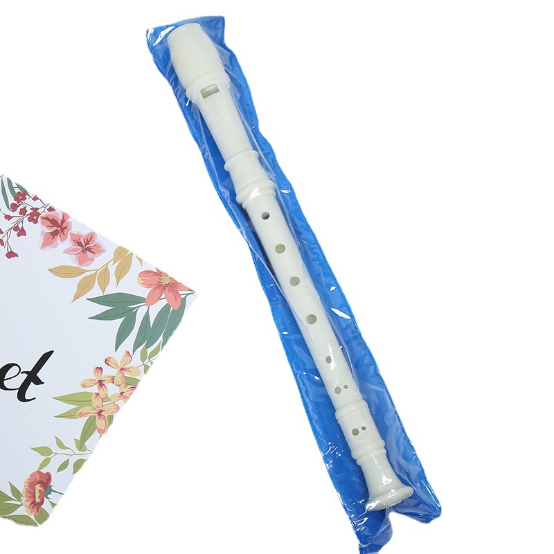 SOURCE Factory Wholesale 2 Yuan Plastic Color Clarionet Stall Supply White Plastic Flute Children Toy Flute Flute