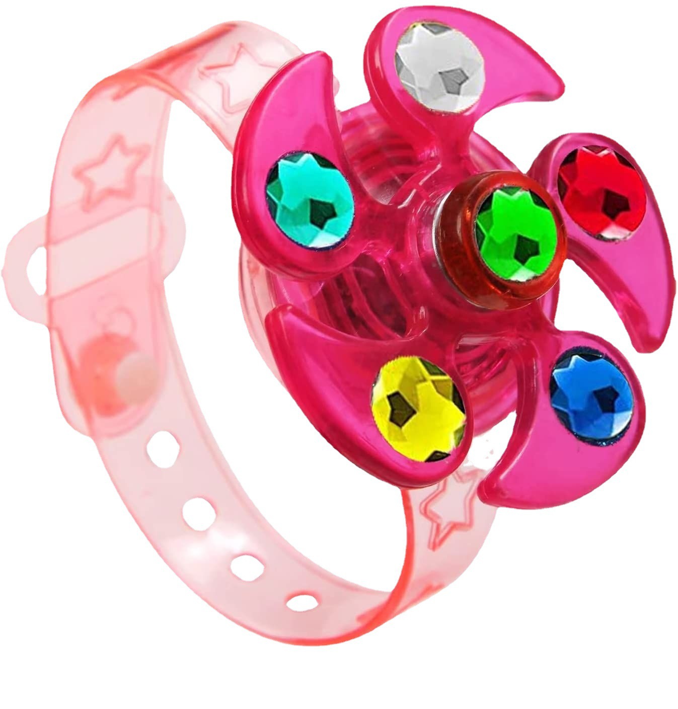 Cross-Border Hot Special for Luminous Rotating Gyro Bracelet Flash Ring Watch Kindergarten Small Gifts for Children Toy