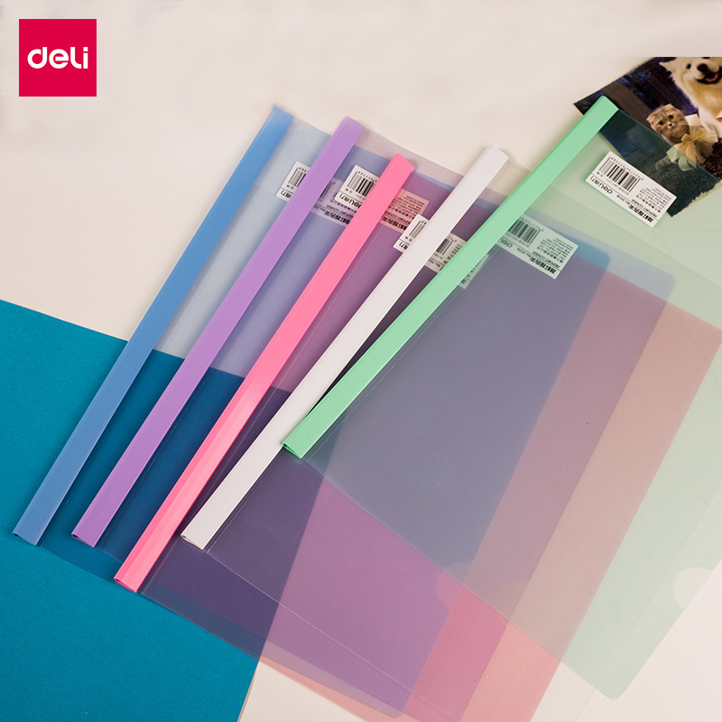 50个文件夹a4抽杆夹透明拉杆夹干简历夹书夹试卷本夹子文具纸夹多