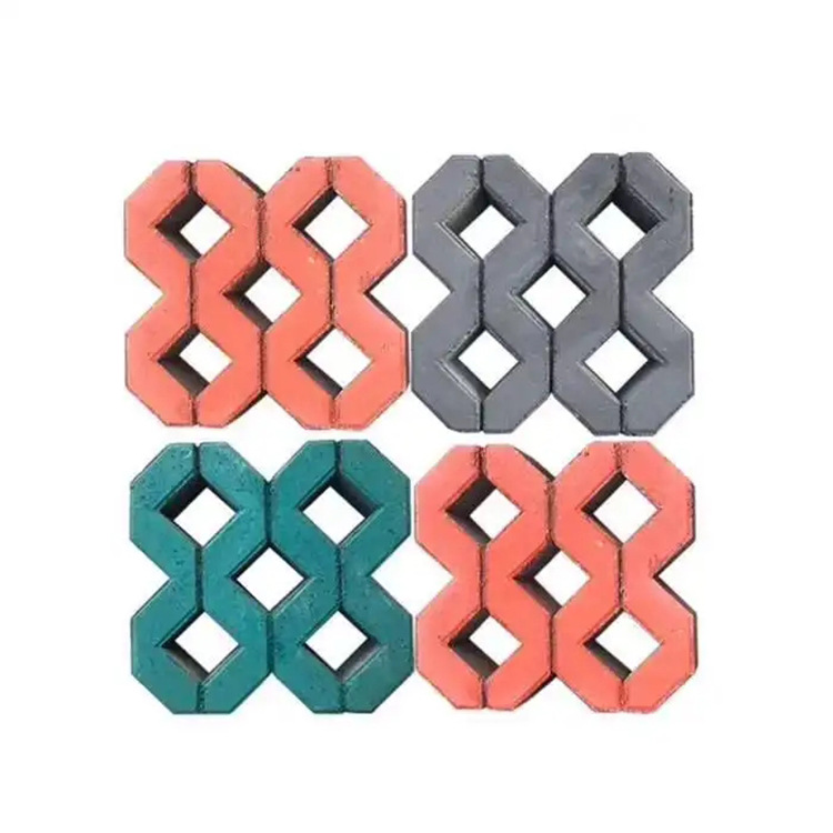 双8字植草砖八字砖草坪砖停车位砖广场砖透水砖园林绿化砖护坡砖