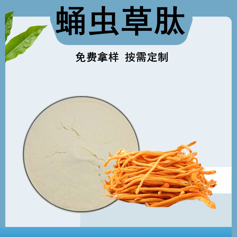 蛹虫草肽虫草多肽水溶虫草菌丝肽粉富硒虫草肽蛹虫草提取物 500克