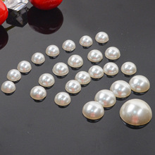 仿珍珠半圆珠子人造珍珠贴片树脂散珠美甲手机壳装饰材料服饰配件