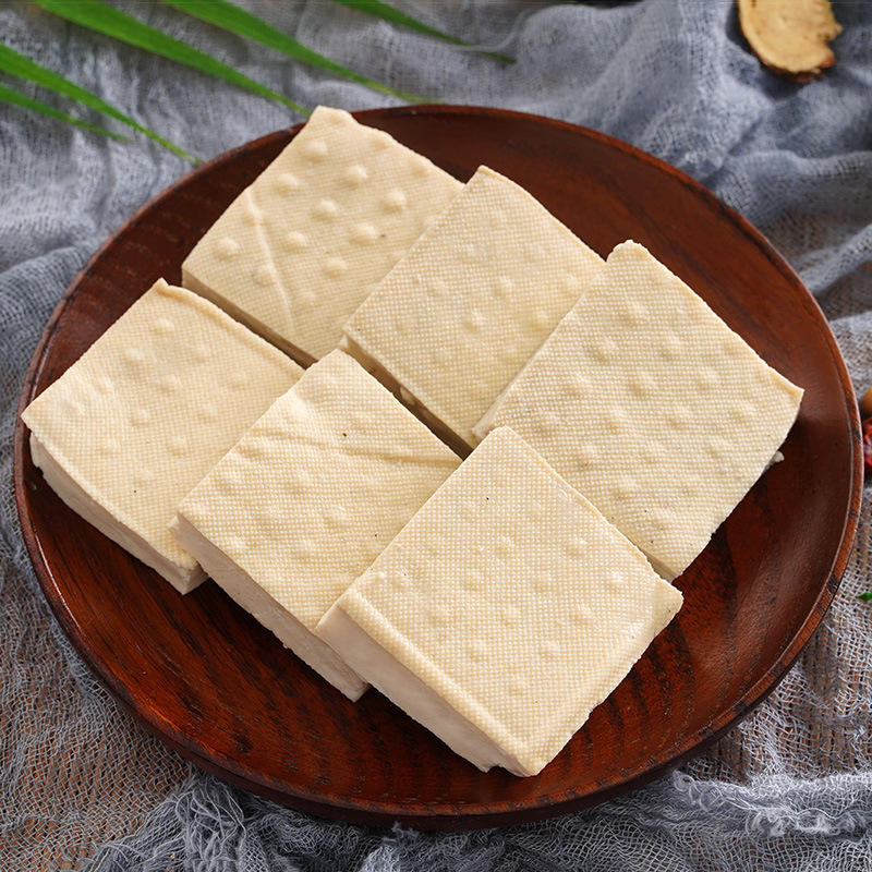 白色臭豆腐批发包浆豆腐生胚 小吃摊位直供臭干子臭豆腐