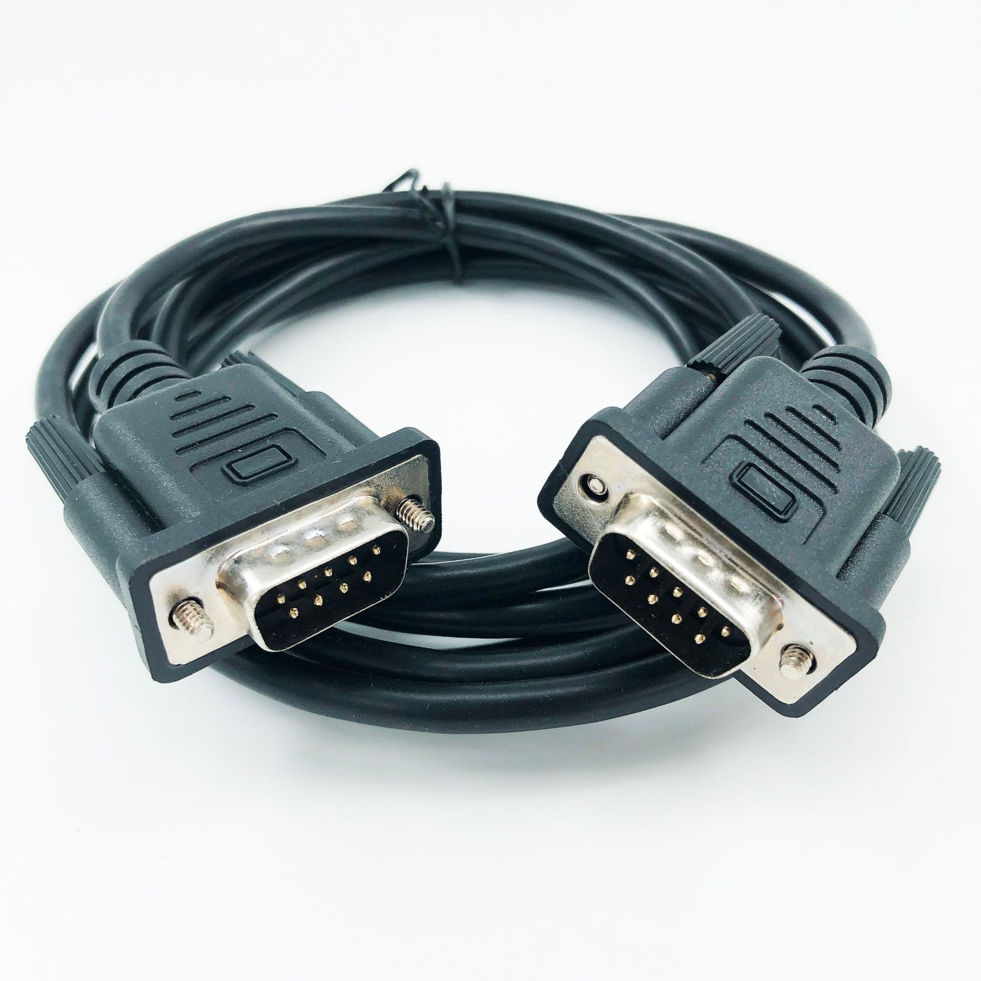 雕刻机连接线db9模拟信号数据传输连接线 交叉直连 rs232串口线