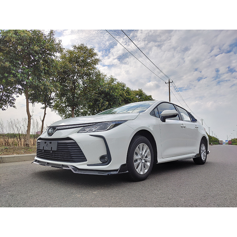 适用于19-22款丰田卡罗拉改装小包围前铲后唇后扰流板运动款侧裙