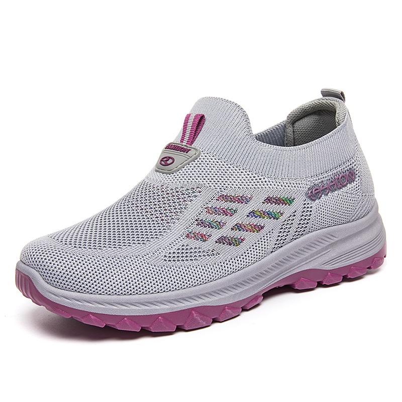 Women's Casual Shoes Autumn Shoes for the Old Middle and Old Mother's Shoes Breathable Soft Bottom Casual Walking Sports Shoes for the Elderly