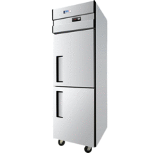 XINGX/星星D500W2-X不锈钢立式雪柜商用双门厨房冰箱大容量冷冻柜