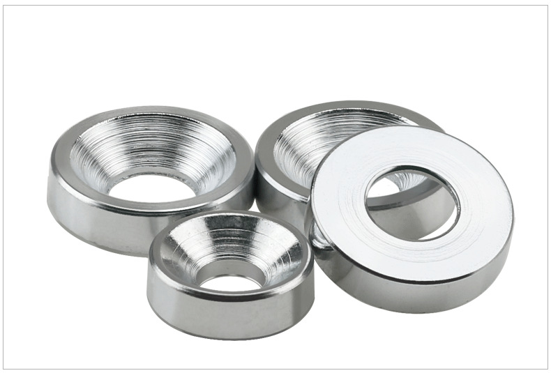 m6m8m10碳钢凹孔垫片沉孔垫圈鱼眼垫模型垫圈配合沉头螺钉用