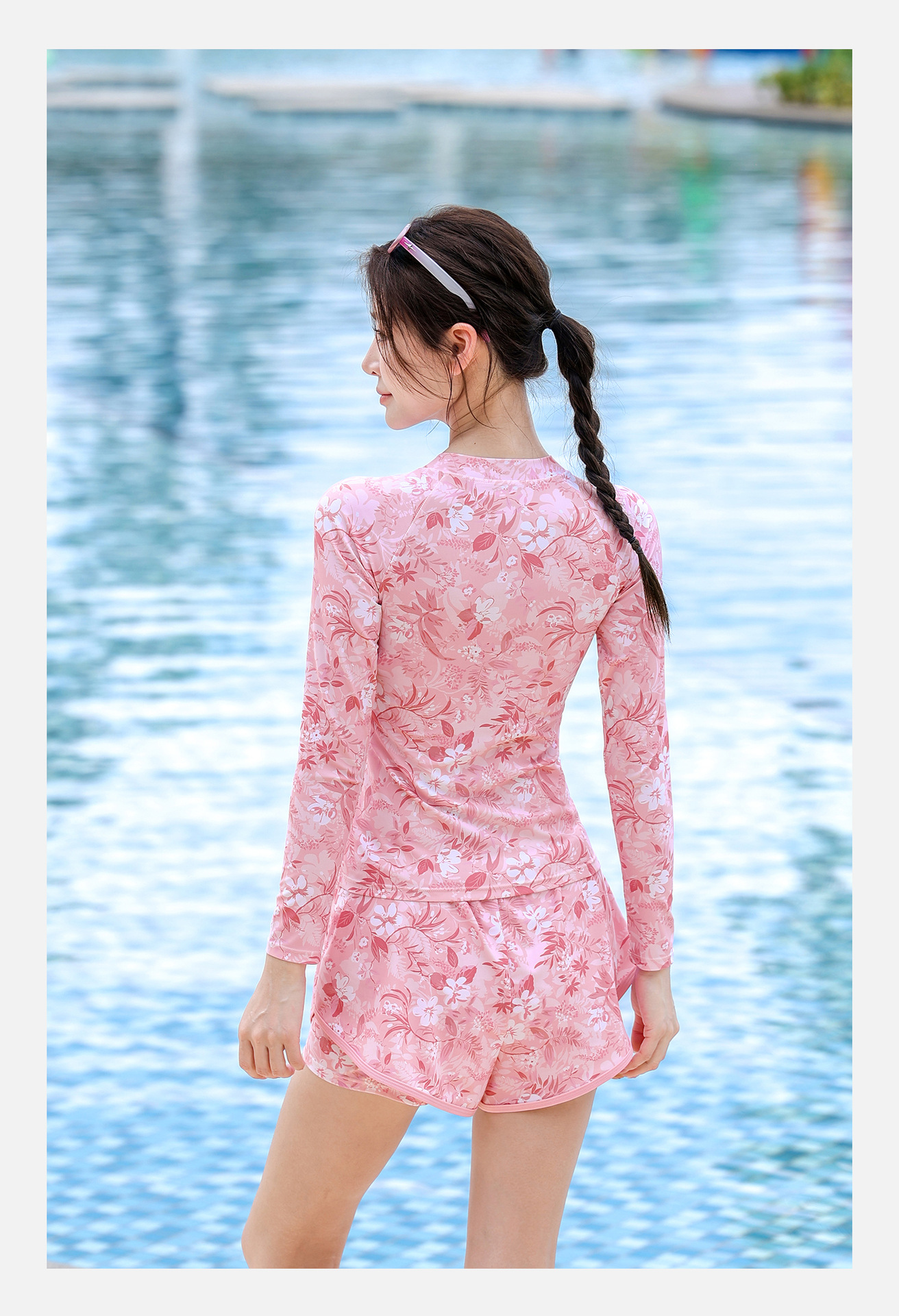 分体长袖泳衣女士2025年新款爆款遮肚显瘦海边温泉度假防晒游泳衣