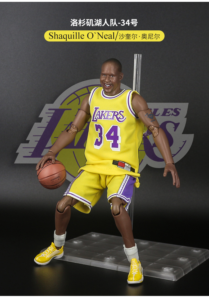 nba篮球球星手办乔丹詹姆斯库里科比兵人模型人偶摆件公仔