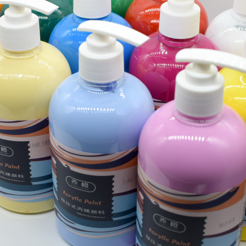 市淳辉服装商行1年淳辉品牌相似青竹美丽乡村墙绘500ml毫升丙烯颜料