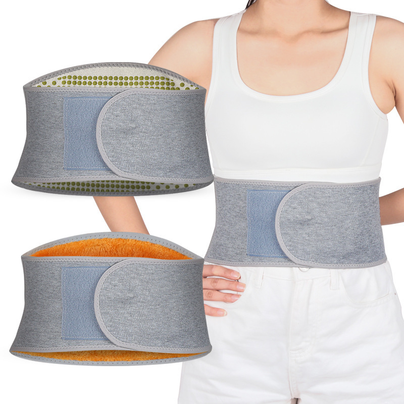 Fleece-Lined Stomach Warming and Belly Contracting Exercise Lumbar Support