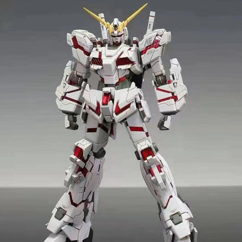 国产新厂6606/uc100 1/144 hg独角兽国产手工拼装高达模型玩具毁