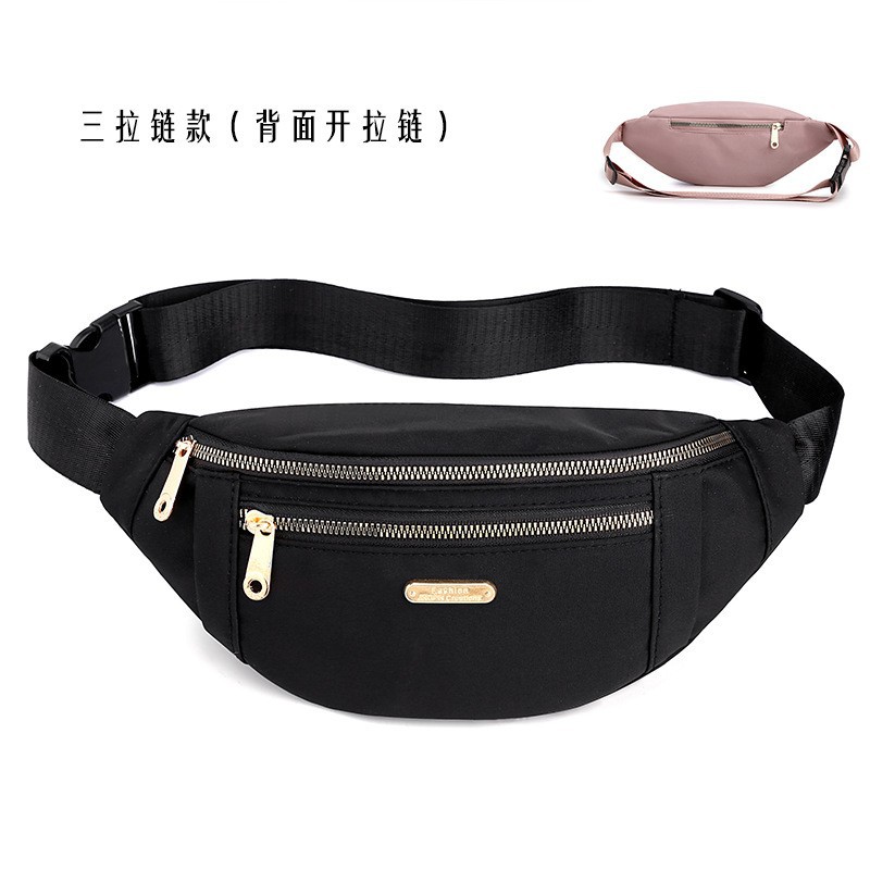 Candy Color Mobile Phone Waist Bag Men's Chest Bag Simple and Lightweight Small Shoulder Bag Women's Casual Sports Messenger Bag Men