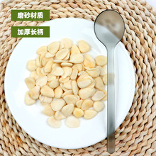 古茗磨砂一次性塑料勺子圆满勺甜品奶茶半透明烧仙草商用调羹同款