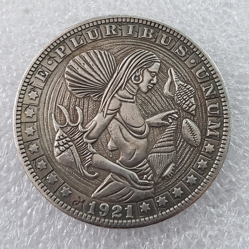 复制工艺品1921美国摩根可吹响银元骷髅银元外贸纪念币h4521-阿里巴巴