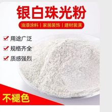 厂家批发银白珠光粉 涂料包衣种衣剂色粉珠光粉颜料云母粉现货