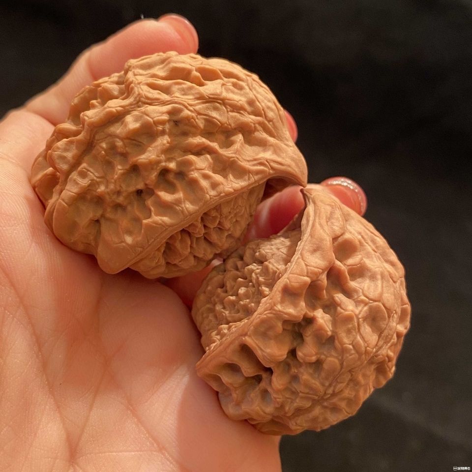 文玩核桃手把件异型核桃蛇头聚宝盆老树官帽狮子头手盘元宝蛤蟆头