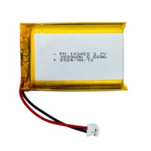 聚合物锂电池PN103450 1800mAh 充电宝USB手持风扇充电电池