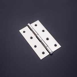 5寸不锈钢小合页折叠180度平开无框木门五金配件卫生间玻璃门荷叶