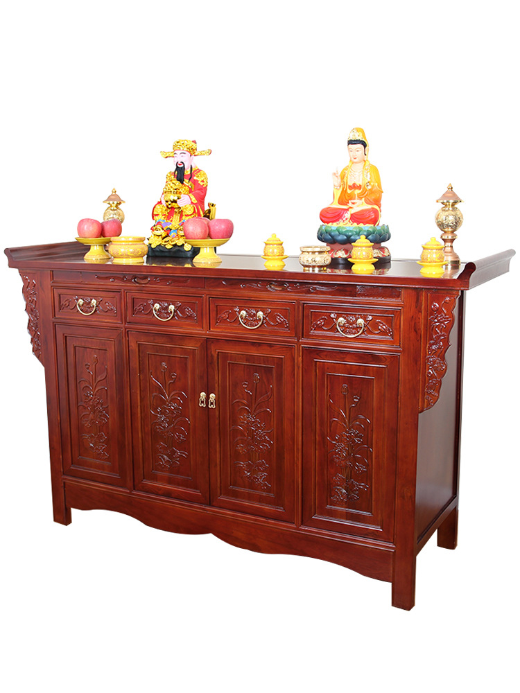 批发供桌香案佛台家用佛龛实木供台佛桌中堂关公贡台桌经济型神台
