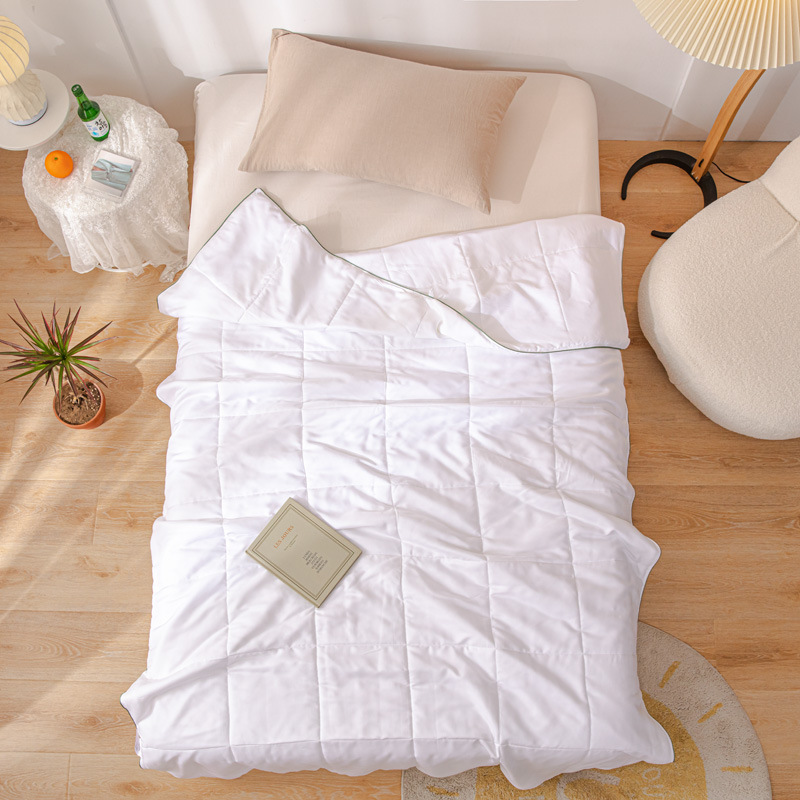 工厂直销跨境外贸亚马逊热销爆款夏凉被竹纤维被子竹纤维床笠件套-阿