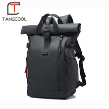 跨境新款男士双肩包时尚轻商务电脑背包大容量防水旅行包backpack