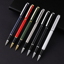 【定制】金属签字笔黑色水笔商务办公宝珠笔广告礼品笔中性笔礼盒