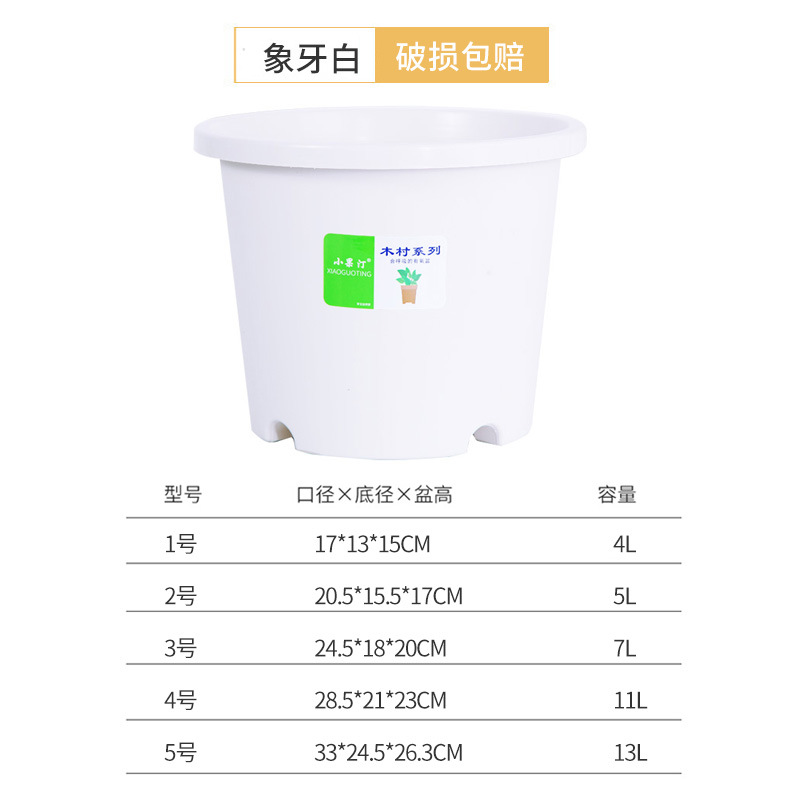 Xiaoguiting New Deepot Nordic Style Thickened Strawberry Triangle Plum Green Radish Hydrangea Breathable Resin Plastic Flower Pot