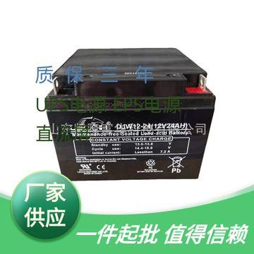 理士djw12-24铅酸电池12v24ah直流屏ups通讯应急后备电源用蓄电池