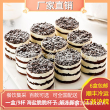 海盐脆脆慕斯蛋糕民宿派对自助餐甜品台个性杯子蛋糕冷冻西式甜点