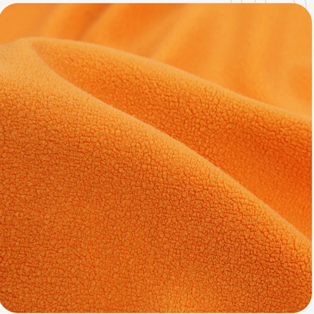 定制摇粒绒颗粒绒卫衣面料 超柔弹力奥粒绒复合面料 秋冬保暖绒布