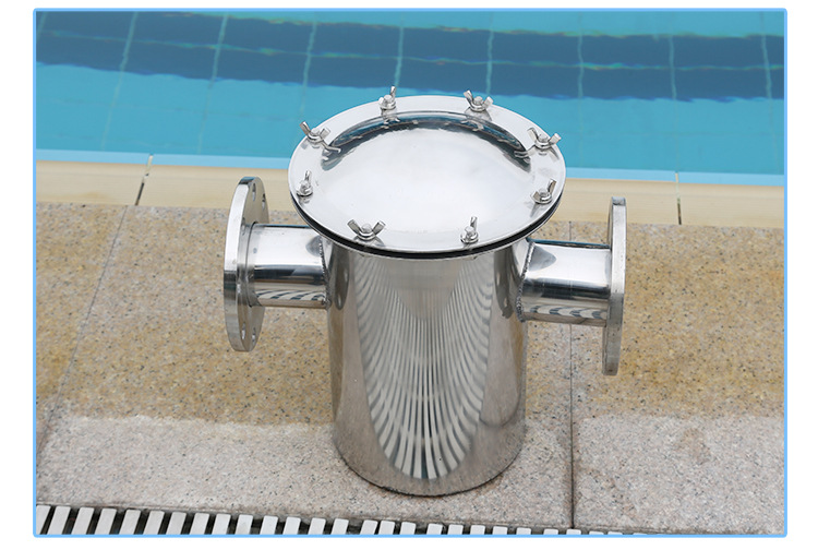 毛发收集器304 316不锈钢加厚毛发过滤器 浴池泳池设备管道过滤器