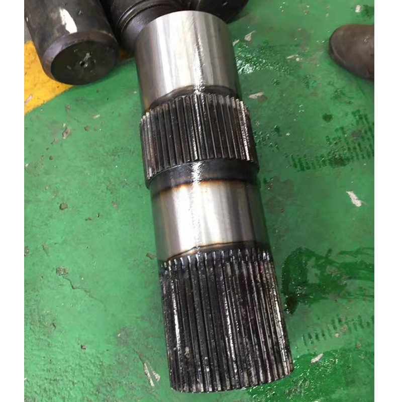大模数矩形花键轴插齿 平根花键铣齿 齿轮轴滚齿