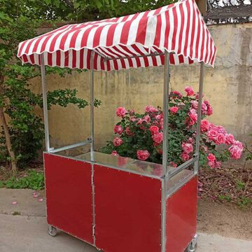 折叠摆摊可拆卸带轮可收纳多用途载重摆货售卖夜市存放小推车货架