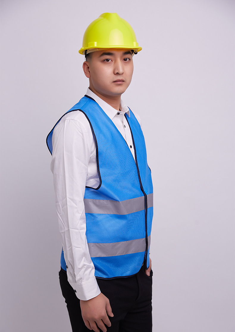 反光马甲 园林物业保洁施工人背心 道路绿化养护汽车年检反光衣