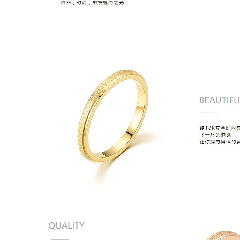 Simple Bracelet Sansheng III Light Luxury Titanium Steel Ring Female Fashion Personalized Minority Design Sense Tail Ring Internet Hot