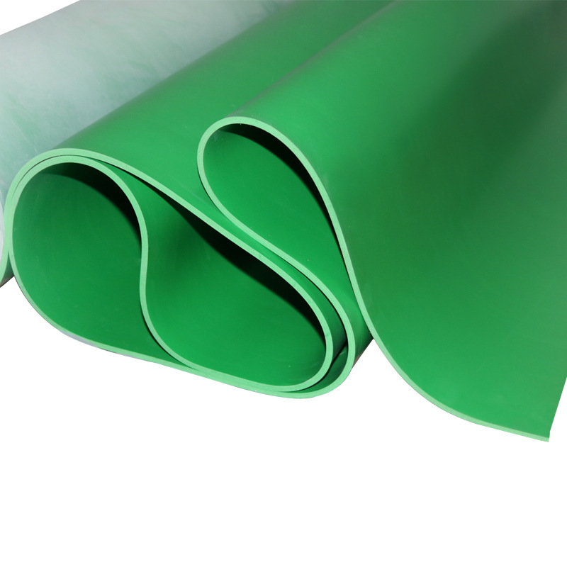 现货供应橡胶板10kv胶皮高压橡胶垫绿色平面橡胶板配电房绝缘胶皮