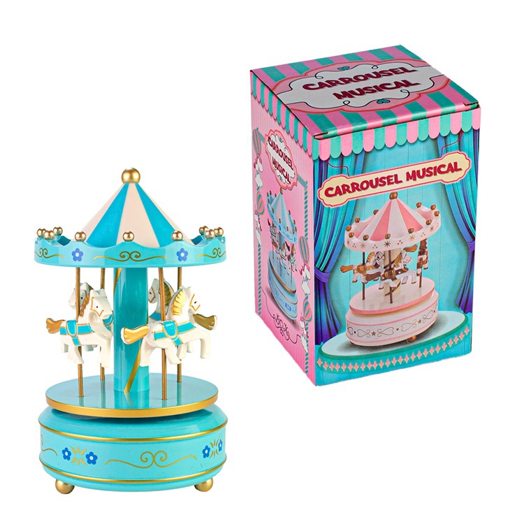 Cake Carousel Music Box Craft Gift DIY Music Box