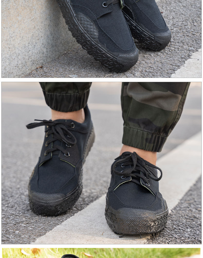 厂批解放鞋男耐磨军训鞋女帆布鞋民工工地干活工人劳保防滑胶鞋