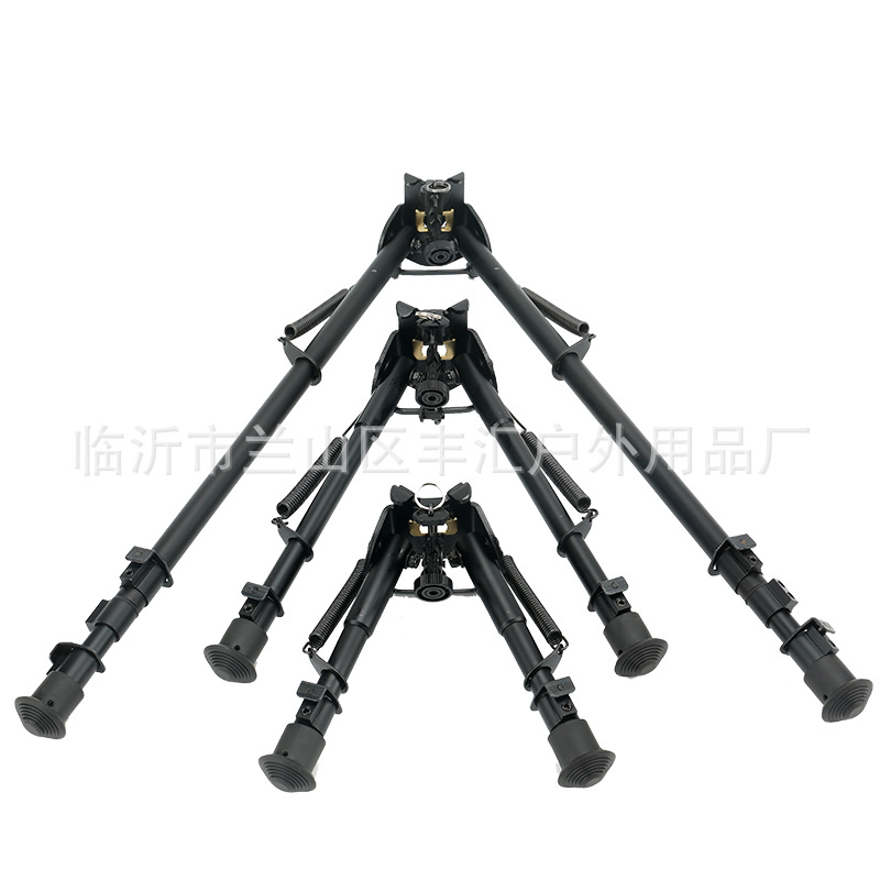 9-Inch Butterfly Clip Bracket Telescopic Folding Extendable Retractable Bracket Butterfly Two-Leg Clip Metal Tripod Black