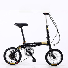 寸寸折叠迷你超轻便携成人儿童学生男女款小轮变速碟刹自行车