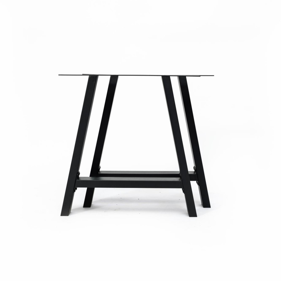 厂家定制 拆装梯形方框桌腿办公桌支架家具桌腿支架